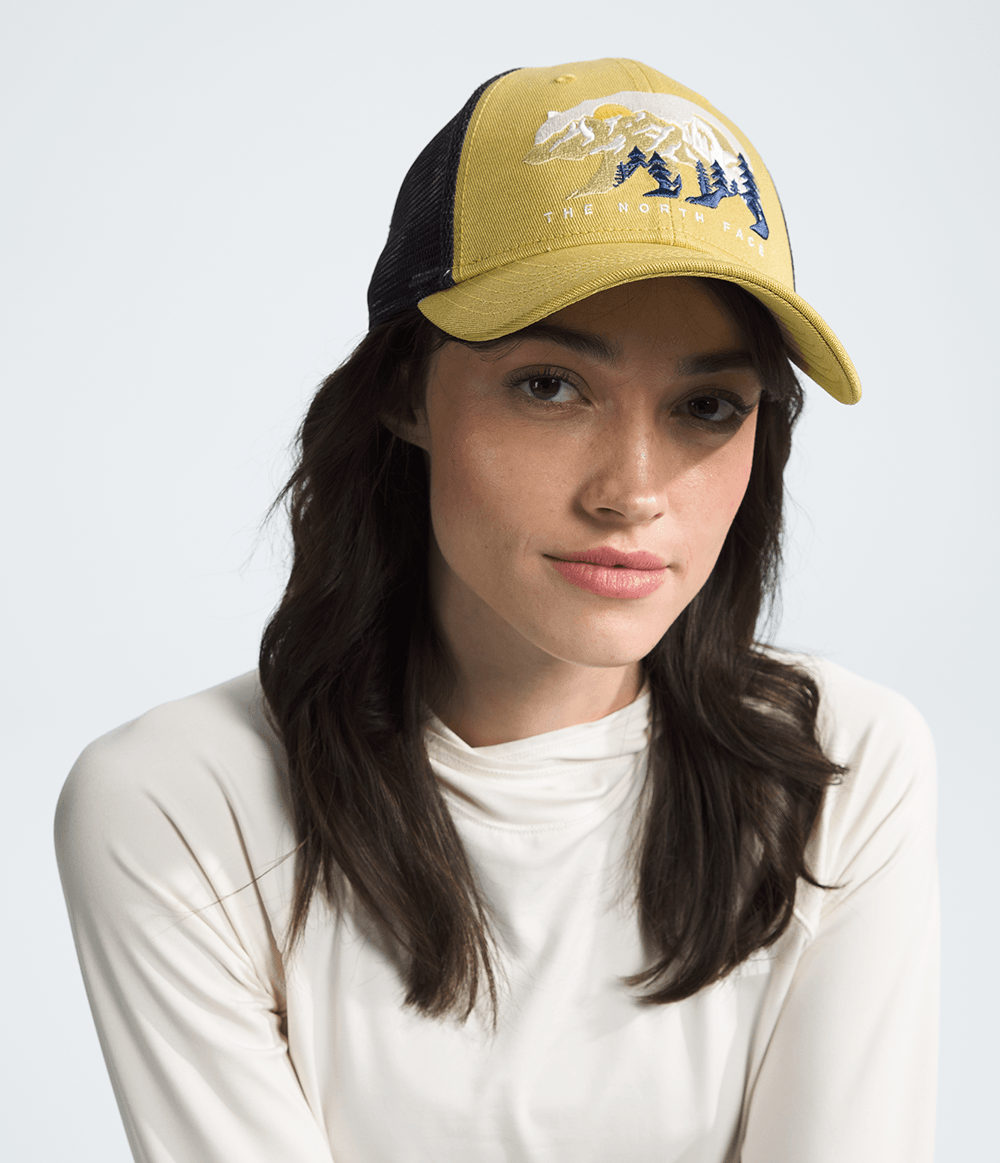 Boné Embroidered Mudder Trucker Yellow Silt/Summit Navy
