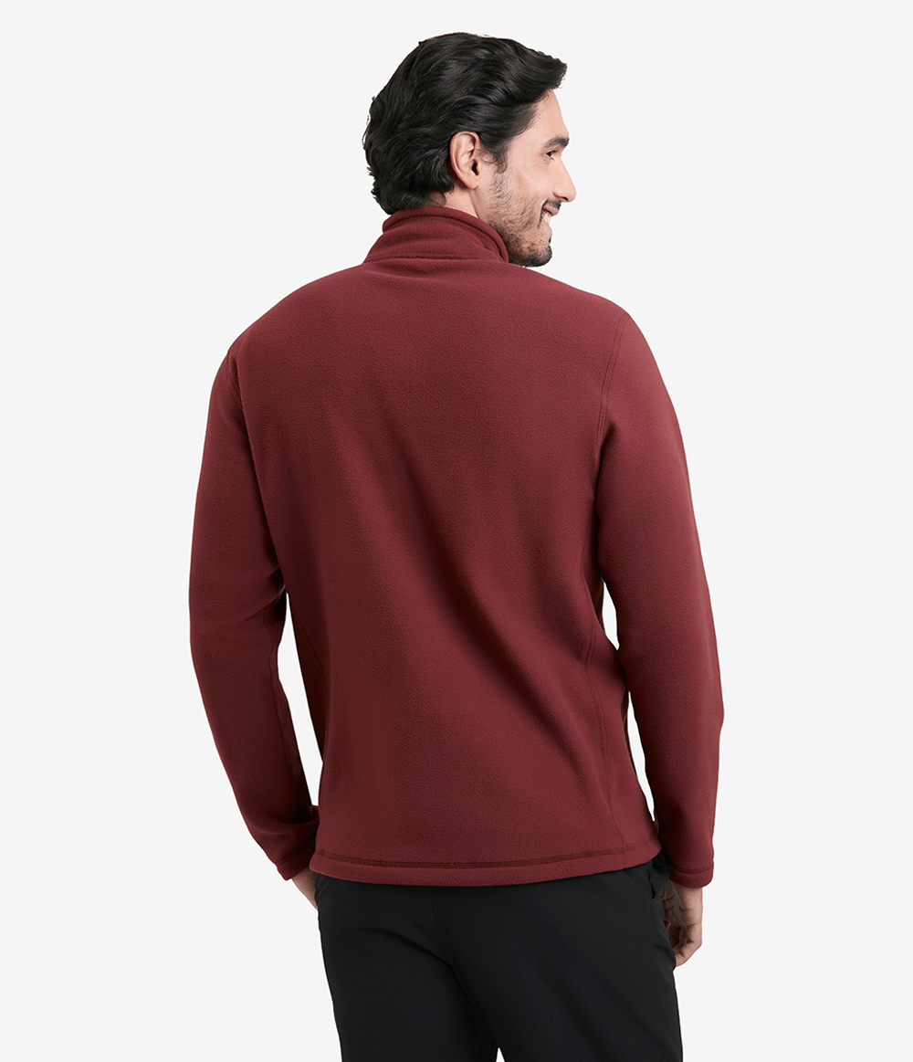 Fleece Masculino Glacier 1/4 Zip Sumac | The North Face