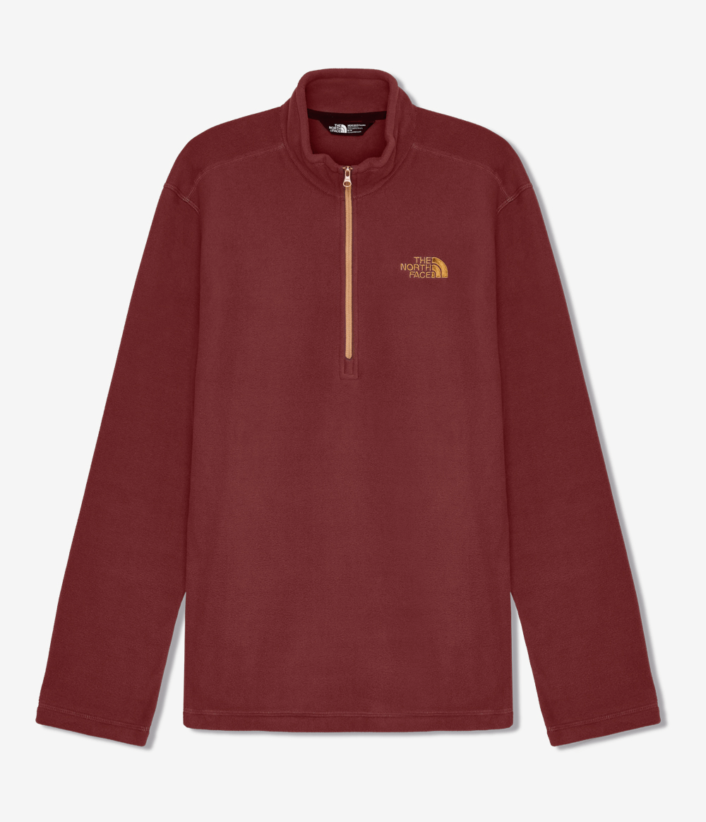 Fleece Masculino Glacier 1/4 Zip Sumac | The North Face