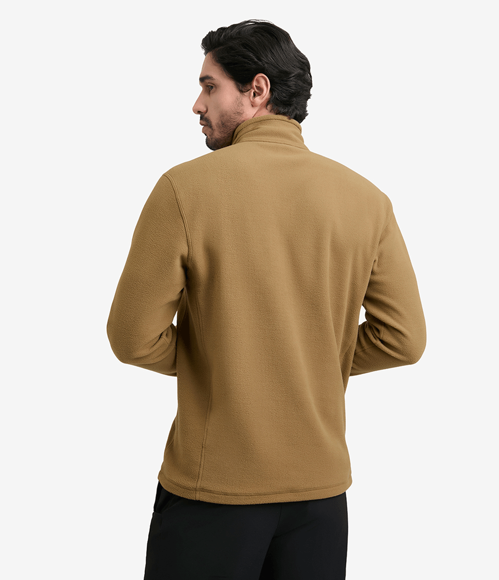 Fleece Masculino Glacier 1/4 Zip Utility Brown | The North Face