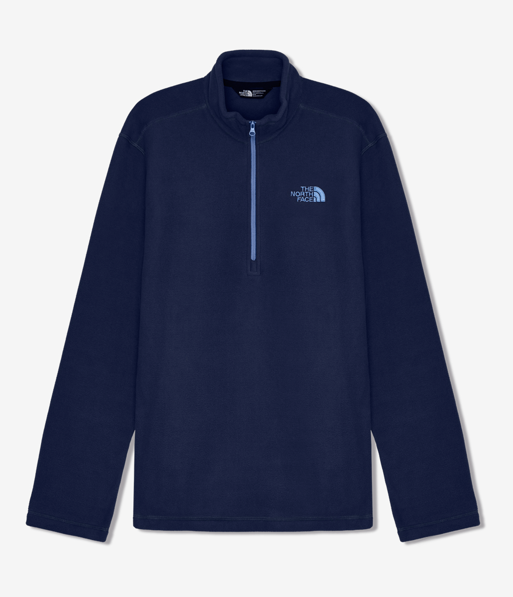 Fleece Masculino Glacier 1/4 Zip Estate Blue | The North Face