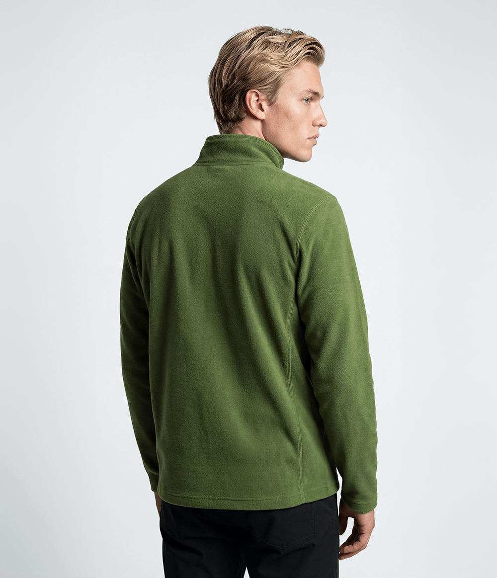 Fleece Masculino Glacier 1/4 Zip Woodland Green | The North Face