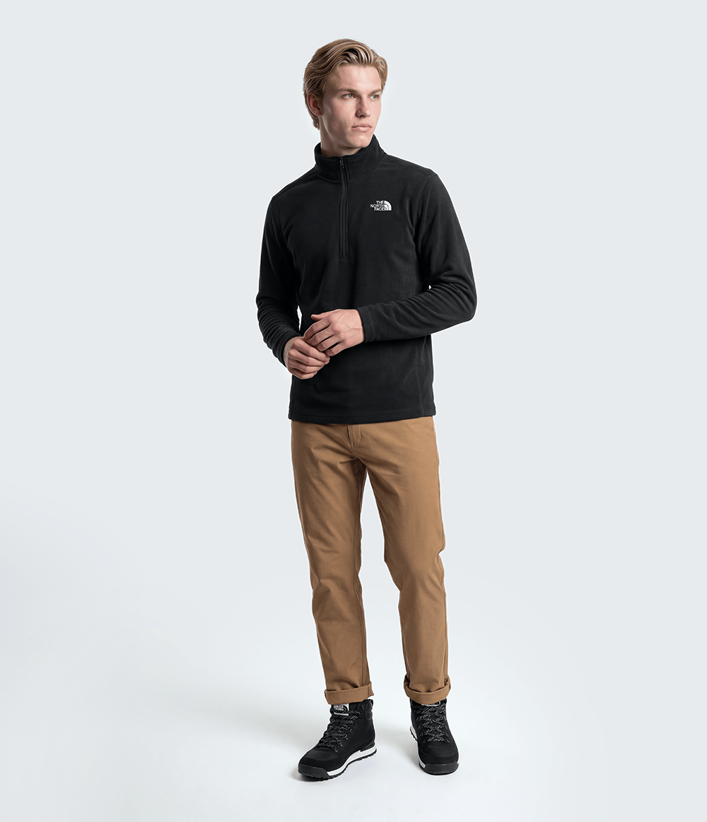 nuucraft45,000円① Fleece Masculino Glacier 1/4 Zip TNF Black | The North Face