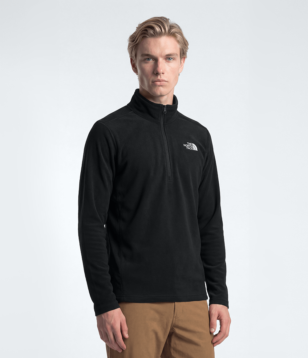Fleece Masculino Glacier 1/4 Zip TNF Black | The North Face