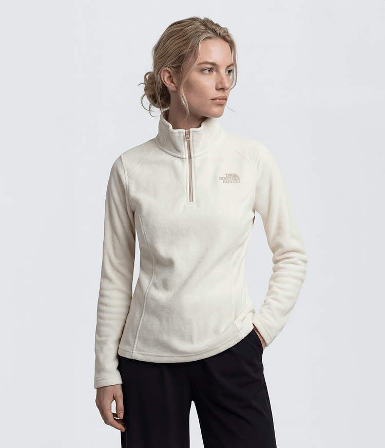 fleece-feminino-glacier-1-4-zip-white-dune-p