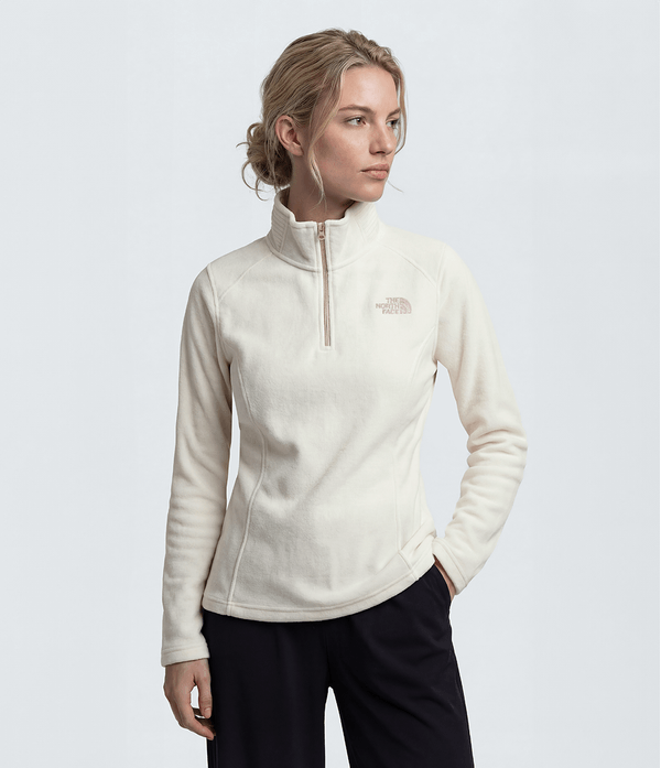fleece-feminino-glacier-1-4-zip-white-dune-gg