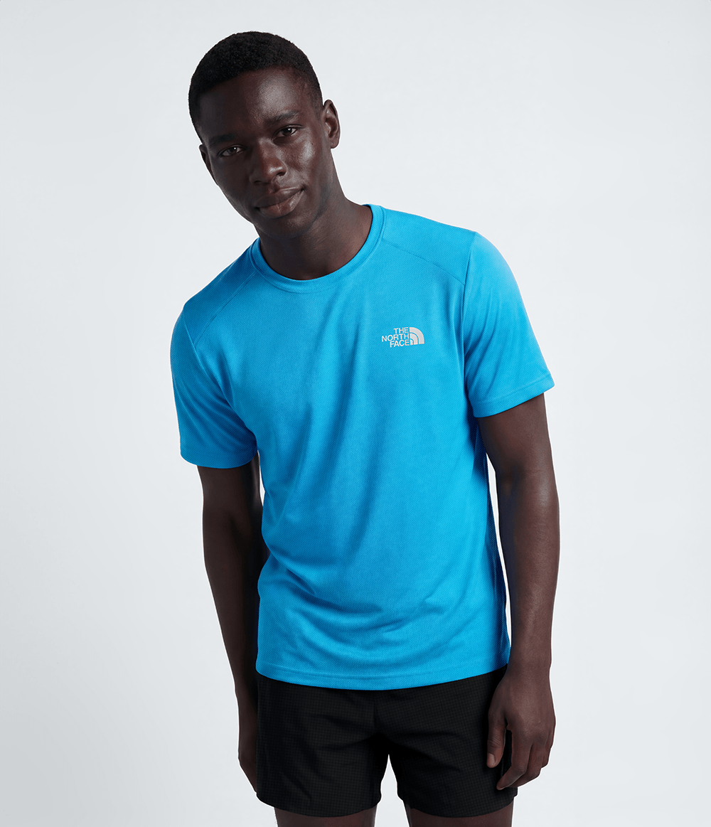 Camiseta Masculina Hyper Tee Crew Meridian Blue | The North Face
