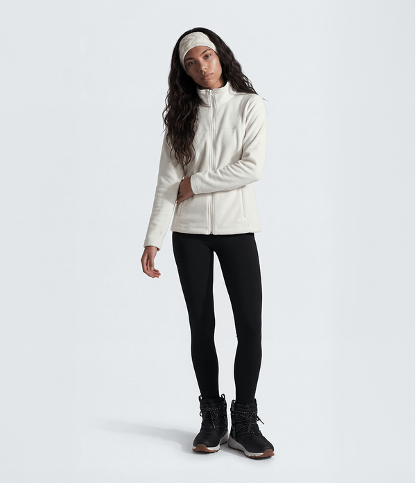 THE NORTH FACE レディース クリア フルジップジャケット Fleece Feminino Glacier Full Zip White Dune | The North Face