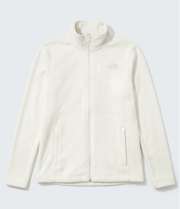 THE NORTH FACE レディース クリア フルジップジャケット Fleece Feminino Glacier Full Zip White Dune | The North Face