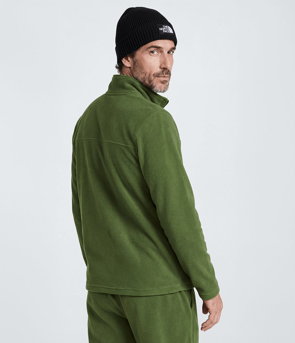 Fleece Masculino Glacier Full Zip Woodland Green | The North Face