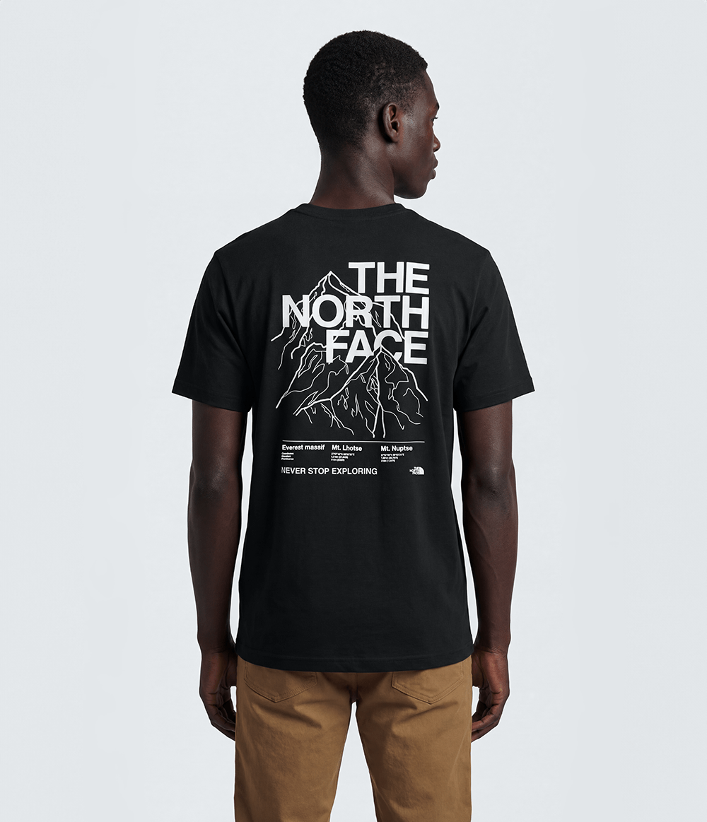 Camiseta Unissex Evolution Half Dome MTN Tee TNF Black | The North