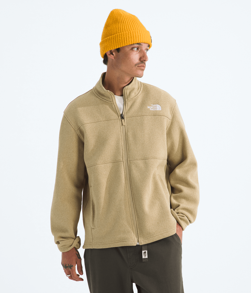 Fleece Masculino Gordon Lyons Full Zip Khaki Stone Heather | The