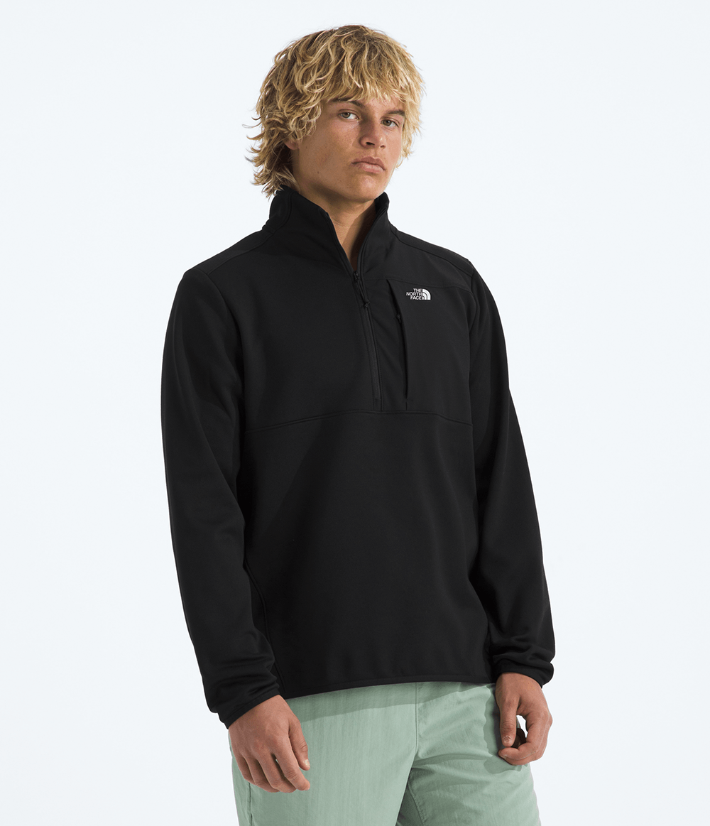 Fleece Masculino TNF Performance Fleece 1/4 Zip TNF Black | The