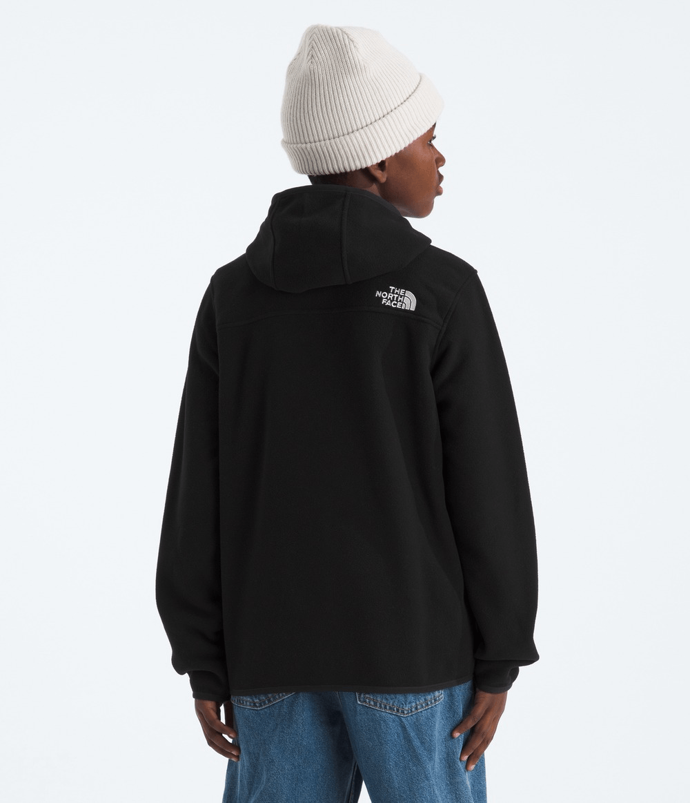 Fleece Infantil Teen Glacier Full Zip Hoodie TNF Black | The North
