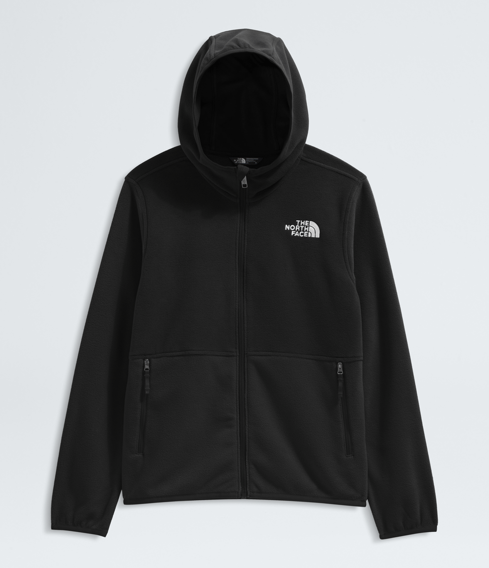 Fleece Infantil Teen Glacier Full Zip Hoodie TNF Black | The North